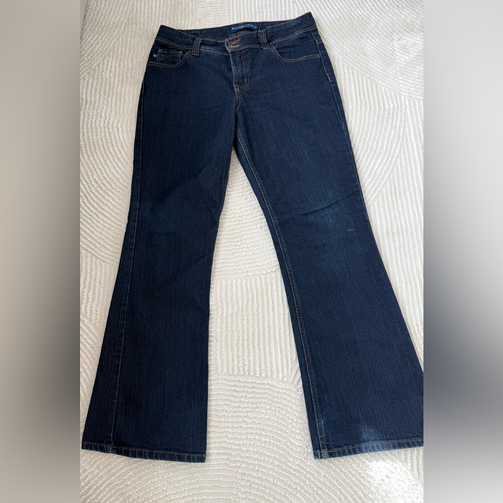 Navy blue Bandolinoblu Ariana bootcut jeans low-rise flare jeans #flares SZ 10P